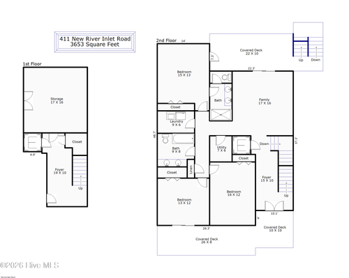 411 New River Inlet Rd, N Topsail Beach, NC, 28460-9237 | Card Image