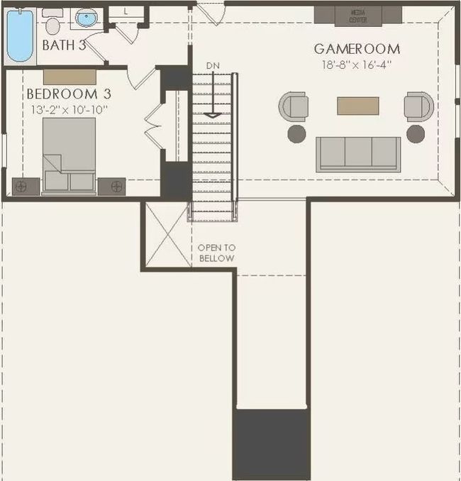 Pulte Homes, Mooreville floor plan | Image 18