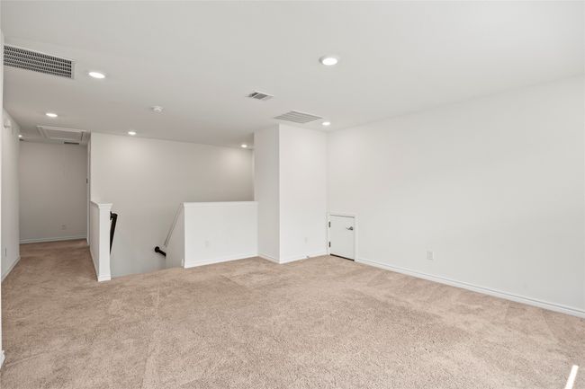 Below grade area featuring carpet flooring, recessed lighting, and baseboards | Image 35