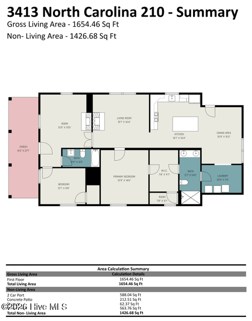 3413 Nc 210 N, Lillington, NC, 27546-7863 | Card Image