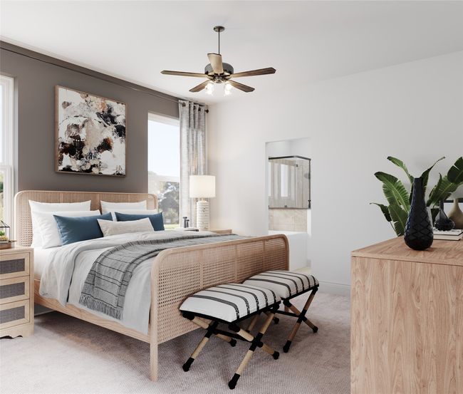 Beazer Homes Treeline Alpine floorplan. This is not a photo of the actual home, but is a photo of the Alpine floorplan. | Image 6