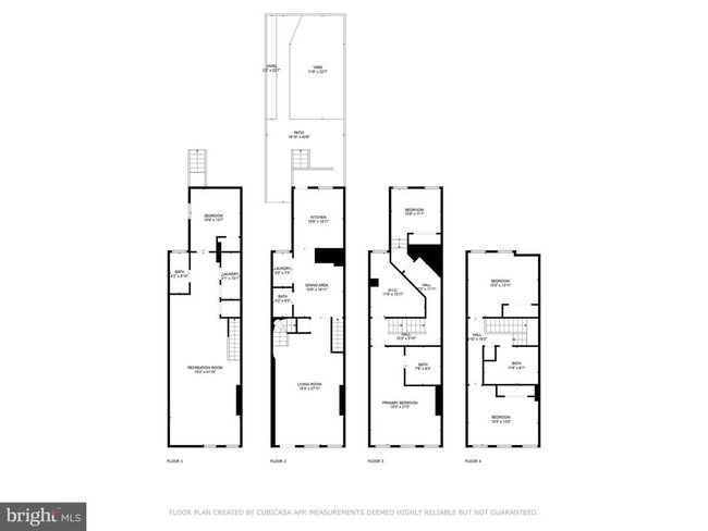 1217 W Lanvale St, Townhouse with 5 bedrooms, 4 bathrooms and null parking in BALTIMORE MD | Image 40