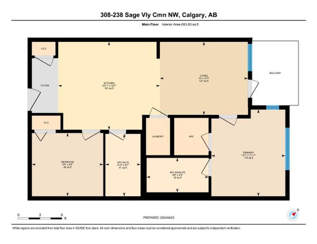 308 - 238 Sage Valley Common Nw, Home with 2 bedrooms, 2 bathrooms and 1 parking in Calgary AB | Image 31