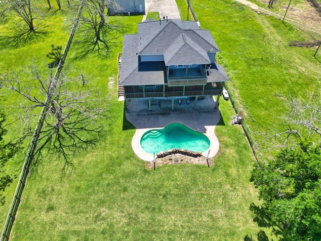 View about the home & pool. On the Left are Pecan Trees that soon will be full of Leaves. They are alive & healthy. | Image 40