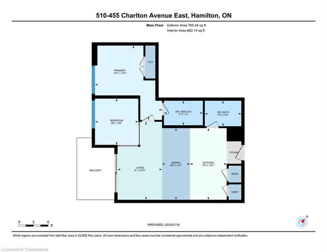 510 - 455 Charlton Ave E, House attached with 2 bedrooms, 2 bathrooms and 1 parking in Hamilton ON | Image 44