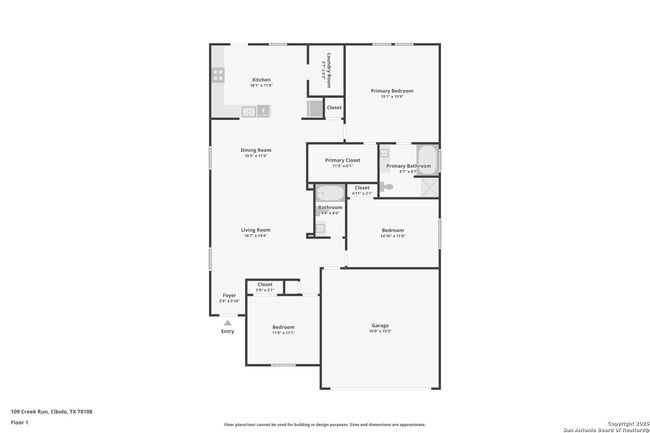 109 Creek Run, House other with 3 bedrooms, 2 bathrooms and null parking in Cibolo TX | Image 43