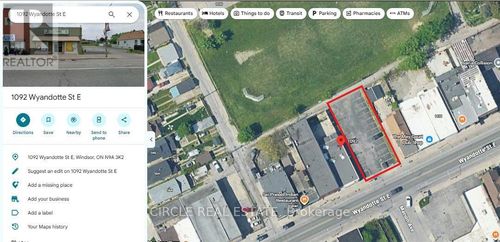 1092 Wyandotte St E, Windsor, ON, N9A3K2 | Card Image