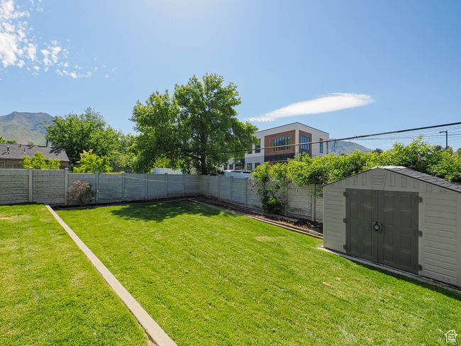 View of yard featuring a mountain view | Image 35