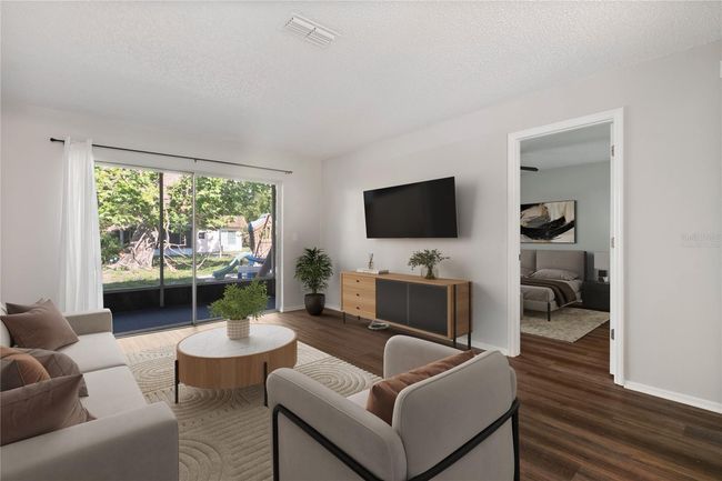 Virtually staged living room | Image 10