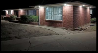 View of property exterior at night | Image 1