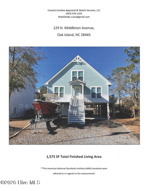 129 N Middleton Ave, Oak Island, NC, 28465-6832 | Card Image