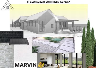 Exterior Front and design idea. Will be stucco/stone and shingle/ metal roof combos. | Image 1