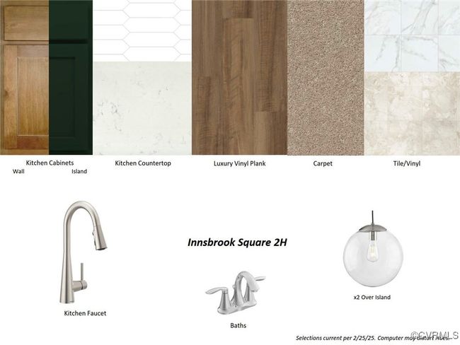 Collage shows design finishes in the home being built. | Image 31