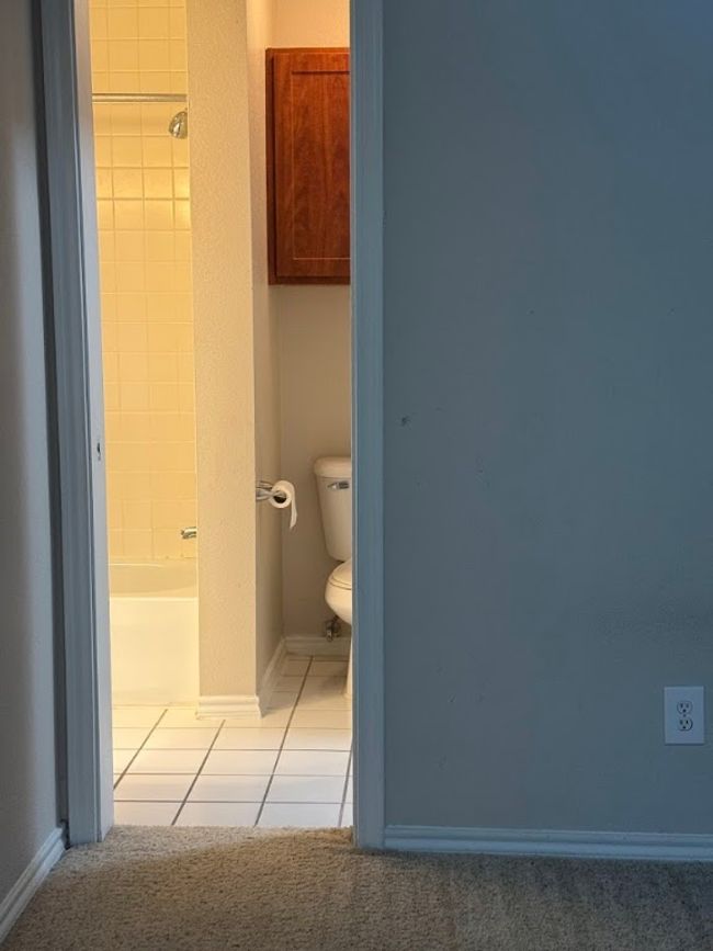 Full bathroom with tile patterned floors and shower / tub combination | Image 23
