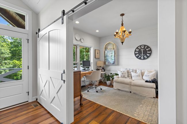 Barn door for privacy entrance to the office | Image 28