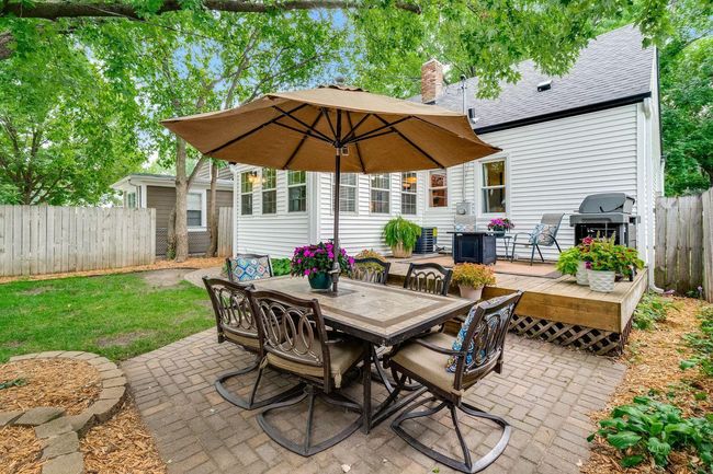 Large paver patio for dining outdoors | Image 31