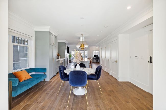 Dining area featuring recessed lighting, wood finished floors, and crown molding | Image 4