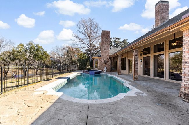 Wonderful covered patio; great for outdoor dining in this tranquil setting. | Image 6