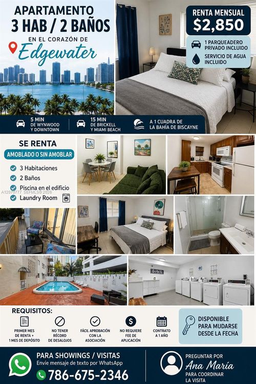 2c-500 Ne 26th St, Miami, FL, 33137-4703 | Card Image