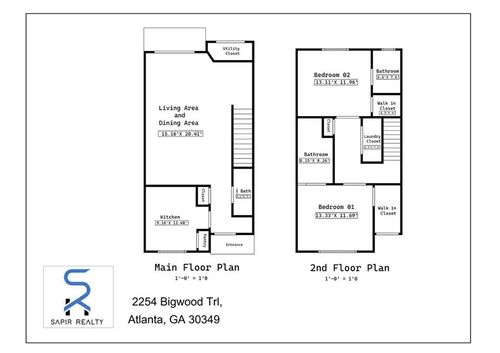2254 Bigwood Trl, atlanta, GA, 30349-9065 | Card Image