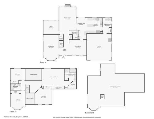 842 Deep Woods Ct, Grayslake, IL, 60030-3815 | Card Image