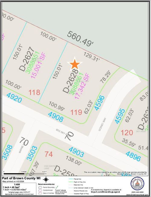 4908 Big Sky, LEDGEVIEW, WI, 54115 | Card Image