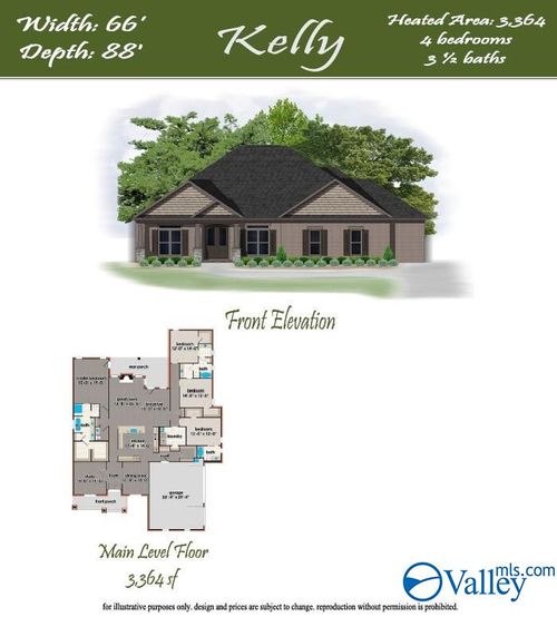Kelly Plan Sweetgrass Grv, Madison, AL, 35756 | Card Image