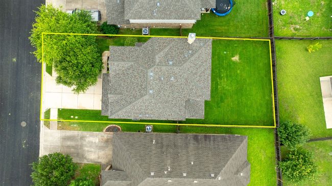 Aerial view of property's location with property boundaries highlighted | Image 35