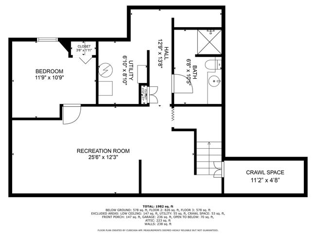 Lower level floor plan. | Image 38