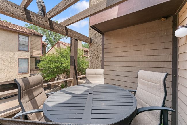 View of patio featuring outdoor dining space | Image 9