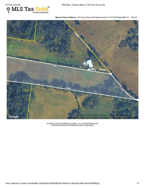 125 Floyd Graves Rd, Westmoreland, TN, 37186-5386 | Card Image