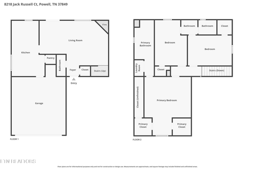 8218 Jack Russell Ct, Powell, TN, 37849-3060 | Card Image