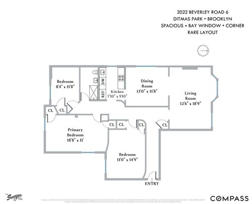 6-2022 Beverley Rd, Brooklyn, NY, 11226-4980 | Card Image