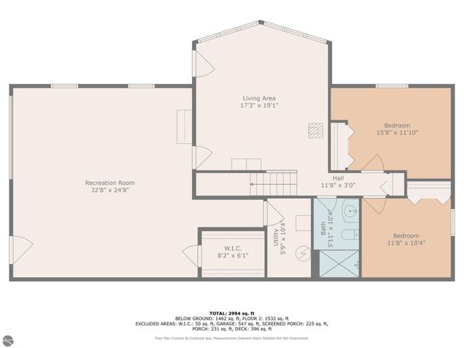2455 E Meander Ln, House other with 3 bedrooms, 2 bathrooms and null parking in Cedar MI | Image 87