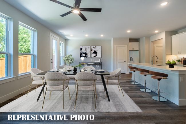 Whether it's grand dinner parties or cozy family meals, this dining room was designed with you in mind! REPRESENTATIVE PHOTO VIRTUALLY STAGED | Image 8