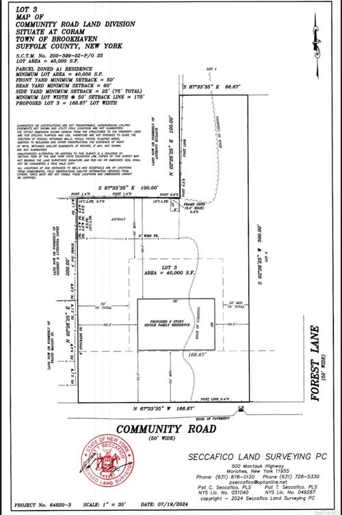 Lot # 3 Community Road, Coram, NY, 11727 | Card Image