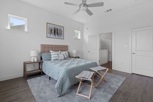 the secluded primary suite is the ideal getaway for rest and relaxation and comes with its own spa-inspired ensuite bath and large walk-in closet. | Image 19