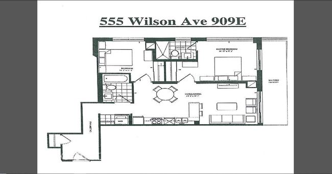 909E - 555 Wilson Ave, Condo with 2 bedrooms, 2 bathrooms and 1 parking in North York ON | Image 25