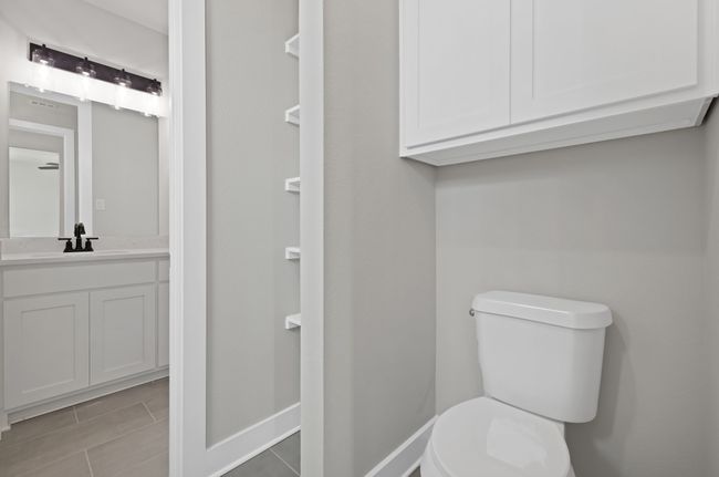 Bathroom with vanity and tile patterned floors | Image 28