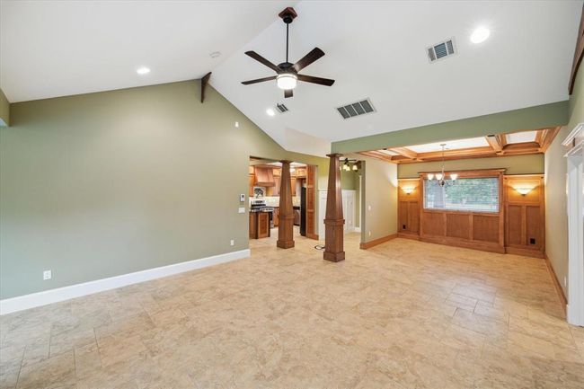 CUSTOM MADE PILLARS ADD STYLE AND GRACE BETWEEN FOYER , DINING, KITCHEN AND FAMILY ROOM | Image 12