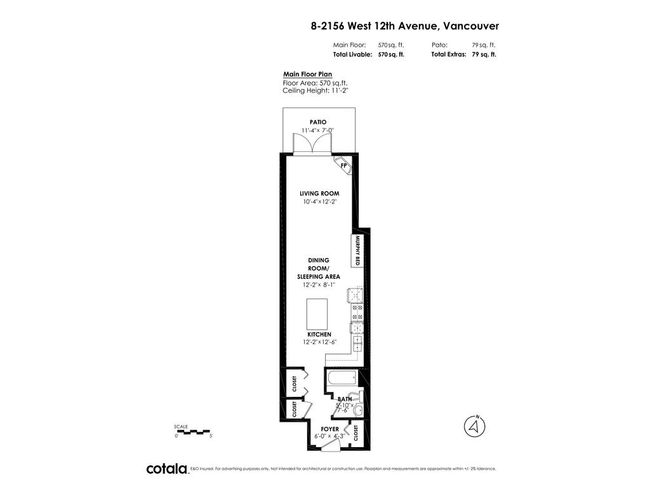 8 - 2156 W 12 Th Avenue, Condo with 0 bedrooms, 1 bathrooms and 1 parking in Vancouver BC | Image 7