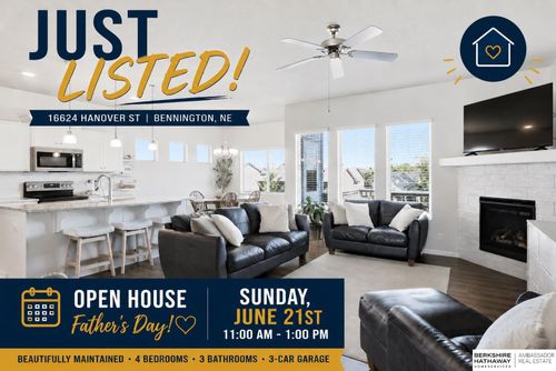 16624 Hanover St, Bennington, NE, 68007-3293 | Card Image