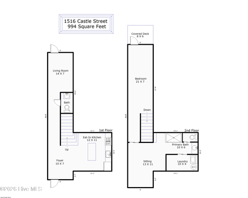 1516 Castle St, Wilmington, NC, 28401-5521 | Card Image