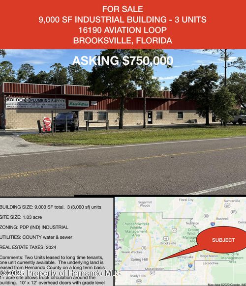 16182 Aviation Loop Dr, Brooksville, FL, 34604-6803 | Card Image