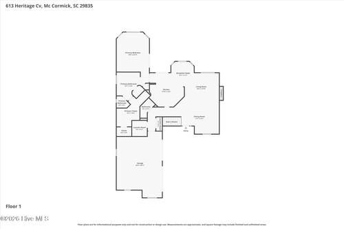 613 Heritage Cv, Mc Cormick, SC, 29835-2610 | Card Image