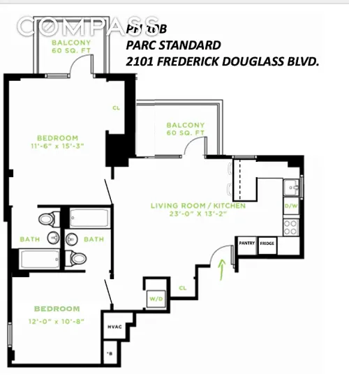 ph10b-2101 Frederick Douglass Blvd, New York, NY, 10026-3469 | Card Image