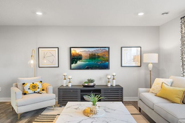 Cozy up for movie night or entertain in style. Photo is of model home. Colors and options may vary. Ask Sales Agent for details. | Image 11