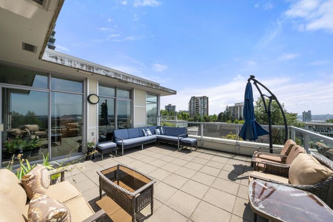 Patio / terrace with an outdoor living space and a city view | Image 9
