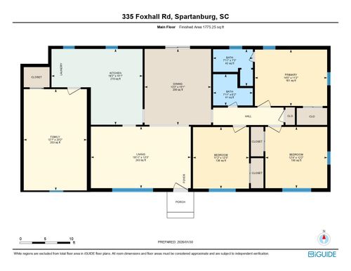 335 Foxhall Rd, Spartanburg, SC, 29306-5511 | Card Image