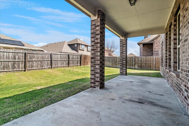 View of patio featuring a fenced backyard | Image 30